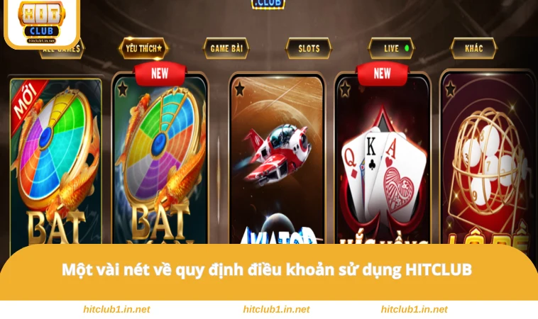 Một vài nét về quy định điều khoản sử dụng HITCLUB