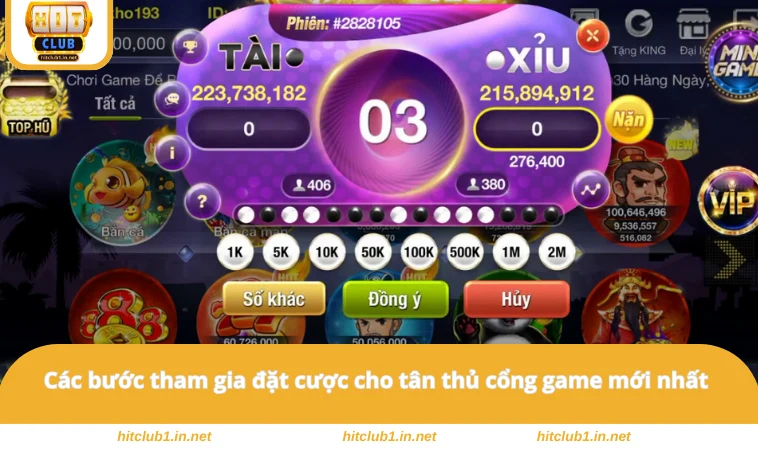 Các bước tham gia đặt cược cho tân thủ cổng game mới nhất